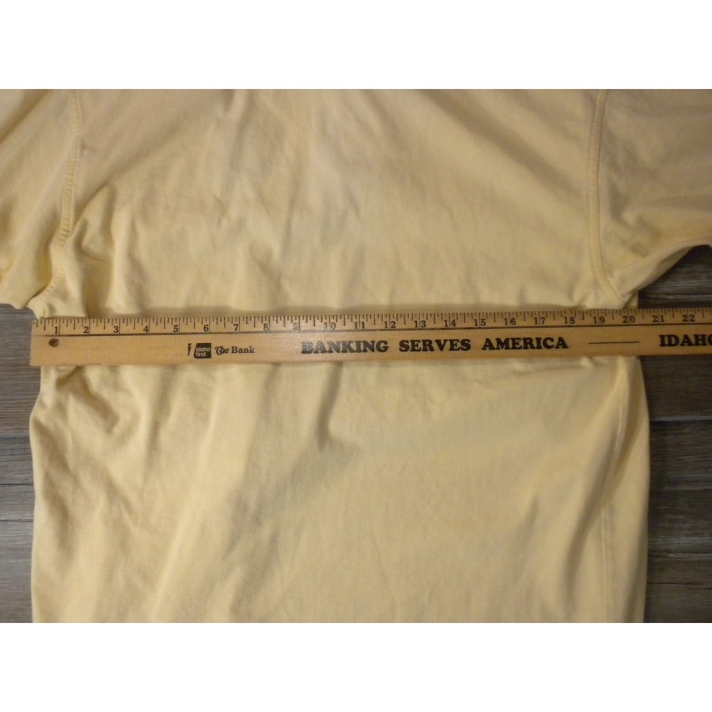 Vintage Cutter & Buck Polo Shirt L Yellow Pebble Beach Golf 100th U.S. Open Y2K - Picture 6 of 8